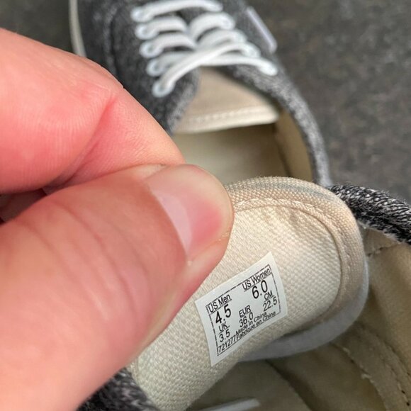 Vans Authentic Lo Pro 'Black/True White' - Size 6 - Picture 9 of 9